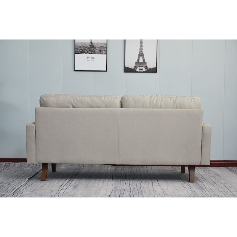 Linen 2 Piece Loveseat and Sofa Living Room Set