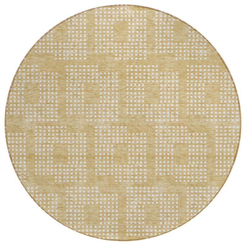 HomeRoots Geometric Transitional Rectangle Outdoor Rug