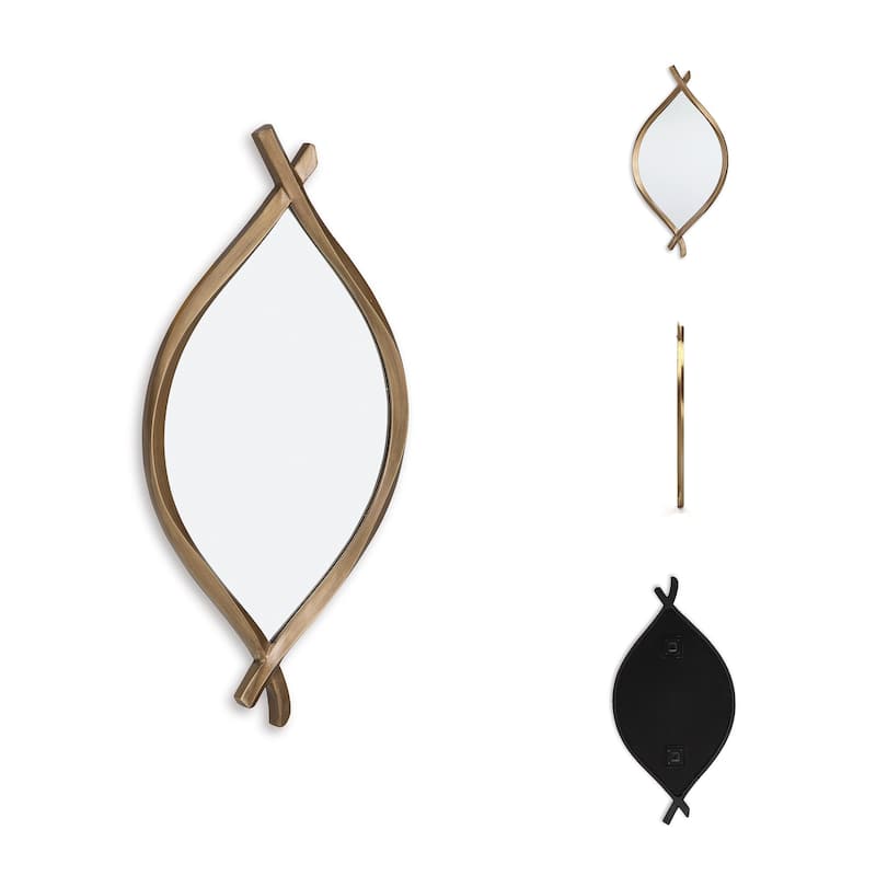 Signature Design by Ashley Bartner Gold Accent Mirror - 18.11" W x 1.25" D x 36.02" H