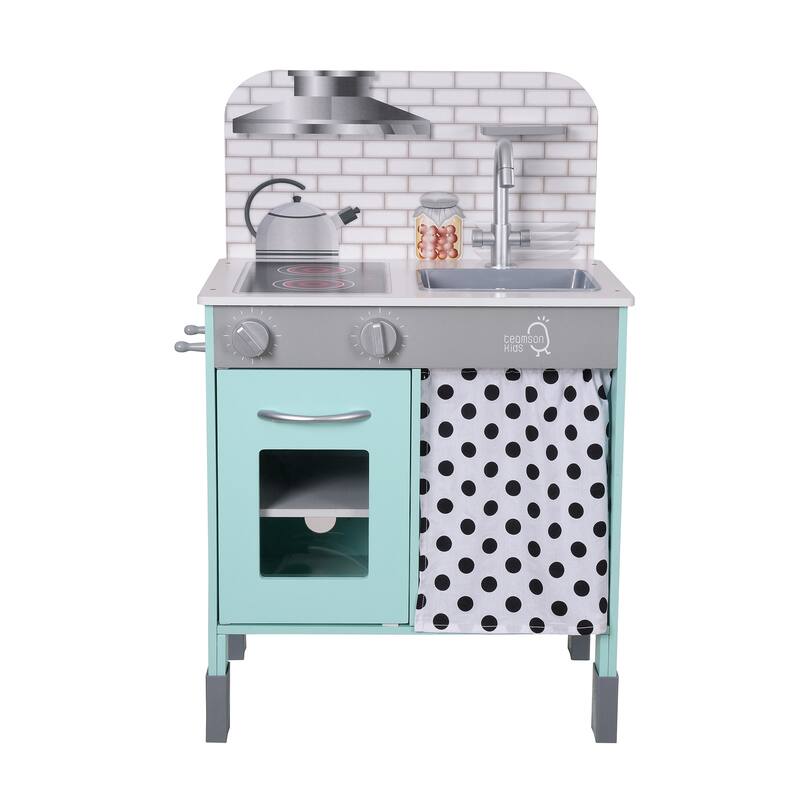 Teamson Kids - Little Chef Philly Modern Play Kitchen - Petrol