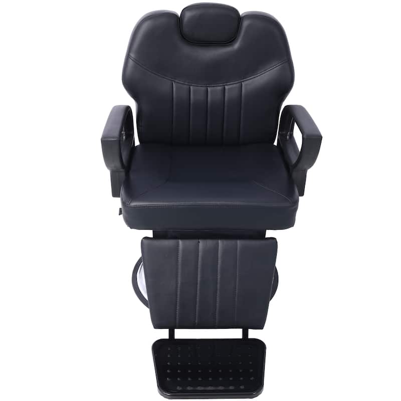 Hair Stylist All Purpose Barber Chair for Barbershop Salon Chair - N/A - Black