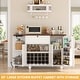 preview thumbnail 4 of 19, 55'' Farmhouse Buffet Cabinet with Charging Station, Coffee Sideboard for Kicthen and Bar