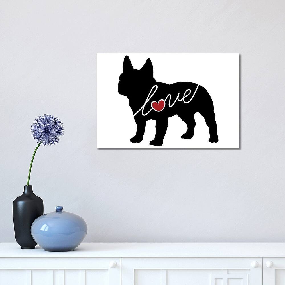 iCanvas "French Bulldog" by Traci Anderson Canvas Print