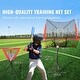 preview thumbnail 10 of 19, 7x7 ft Baseball Softball Practice Net with Carry Bag and Strike Zone