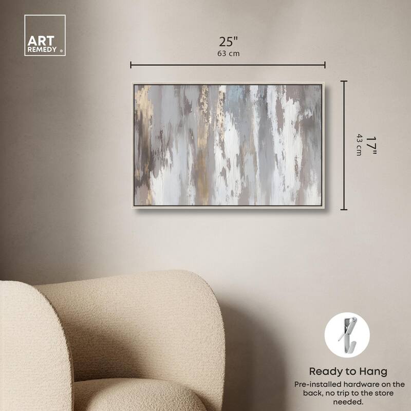Flooding Gold I Canvas by Art Remedy