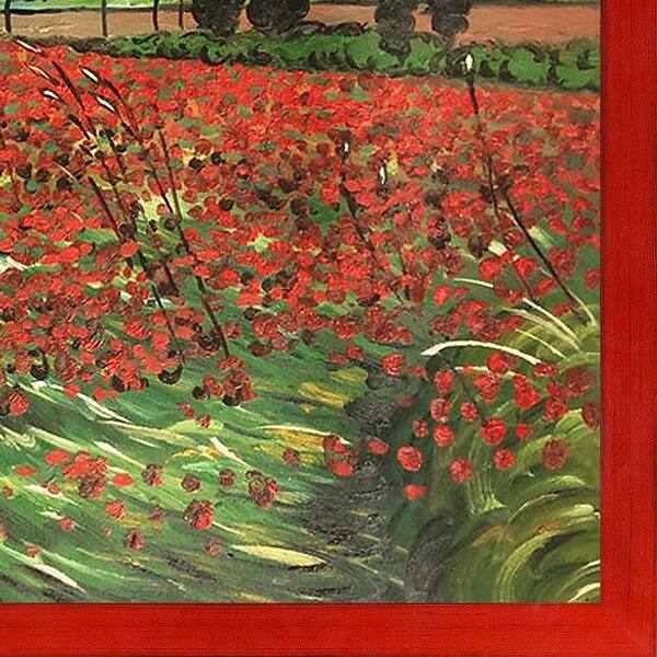 Shop Vincent Van Gogh Field Of Poppies Hand Painted Oil Reproduction On Sale Overstock 27075432