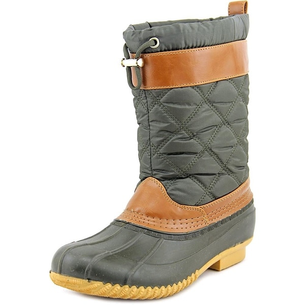 Isaac Mizrahi Sleet Round Toe Canvas Snow Boot