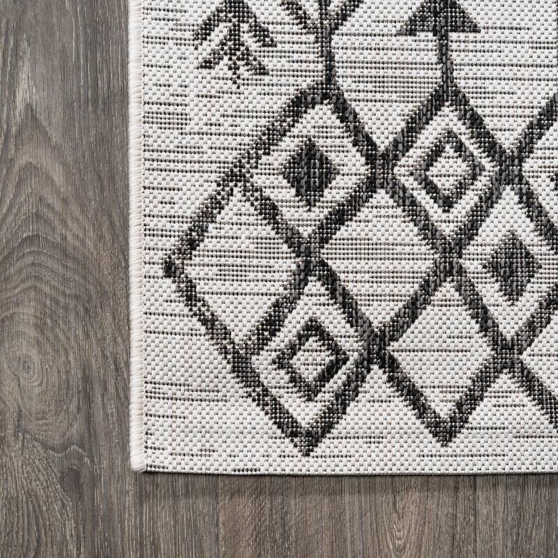 JONATHAN Y Sukie Bohemian Geometric Indoor/Outdoor Area Rug