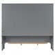 preview thumbnail 27 of 53, Full Size and Twin Size Wooden Daybed with Glass-Door Storage Cabinets, Built-in LED Lighting and Shelves