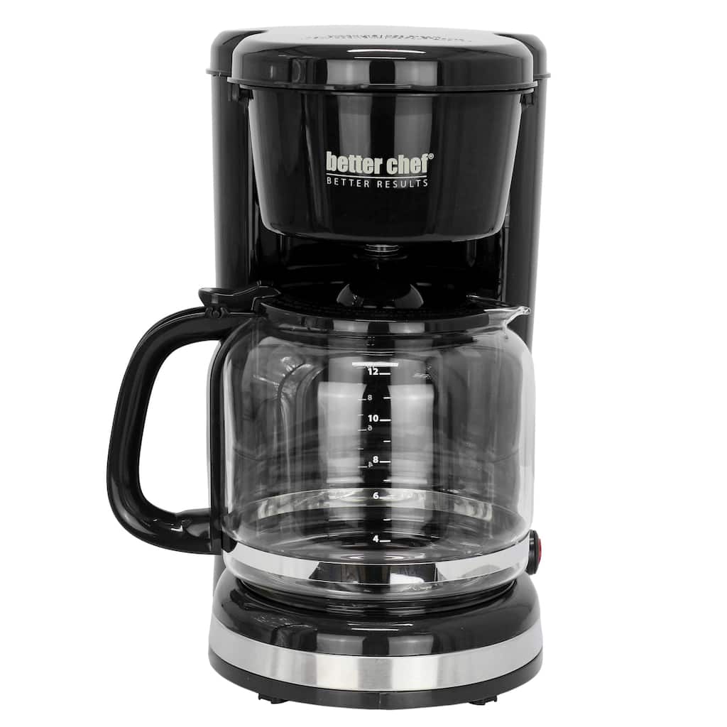 12 Cup 900 Watt Coffee Maker in Black