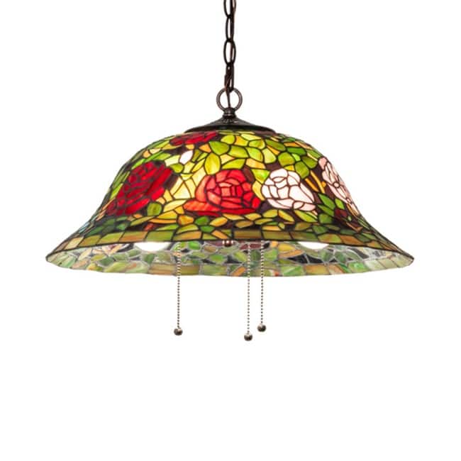 Meyda Tiffany 232777 3 Light 20" Wide Pendant - Mahogany Bronze