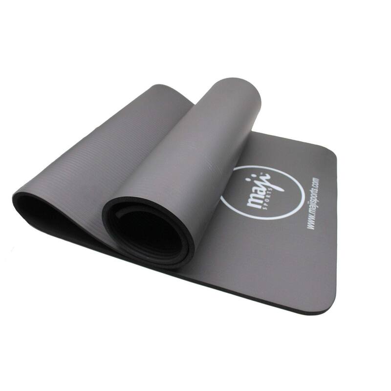 NBR Premium Eco Exercise Mat Yoga Mat - Grey