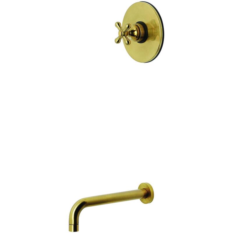 Kingston Brass KB633.AXTO Restoration 10-13/16" Tub Spout with - Brushed Brass