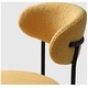 preview thumbnail 30 of 48, Bayville Mid-Century Curved Back Fabric Upholstered Metal Dining Chair (Set of 6)