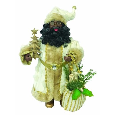 Santa's Workshop 15" Black Splendor Claus - 15