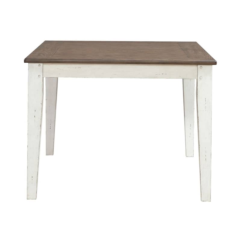 Al Fresco Rectangular Leg Table 74" for Dining Room, Butterfly Leaf - Width 40" x Depth 74" x Height 30"