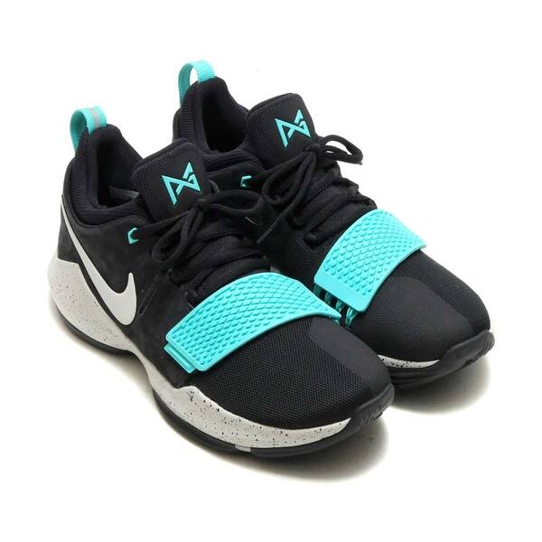 Shop Nike Mens Pg 1 Leather Low Top Lace Up Basketball Shoes