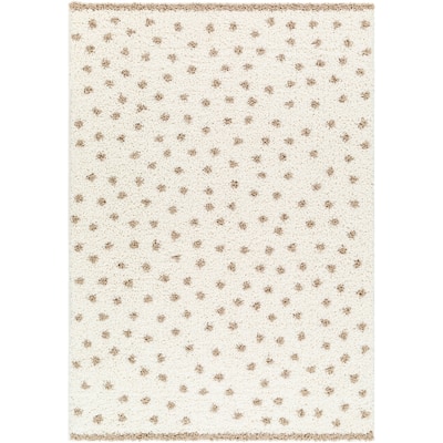 Livabliss Birmingham Whimsical Dots Plush Area Rug