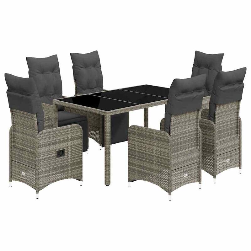 vidaXL Bistro Set Grey - 21.5 x 23.0 x 36.2
