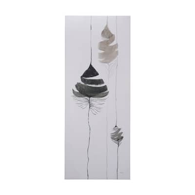 Rain of Leaf II (30 x 75) Canvas Art Print