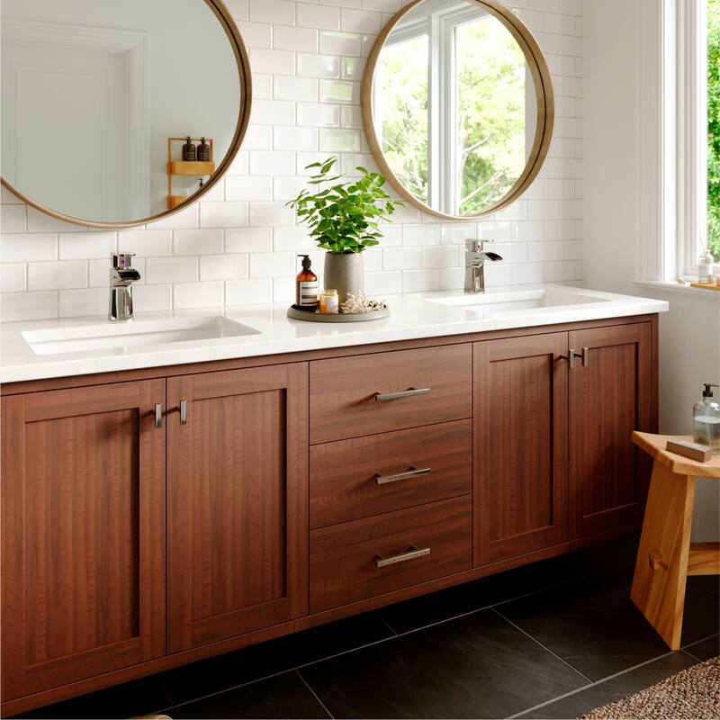 Karran Kassel Single Hole Single Handle Basin Bathroom Faucet with Matching Pop-up Drain