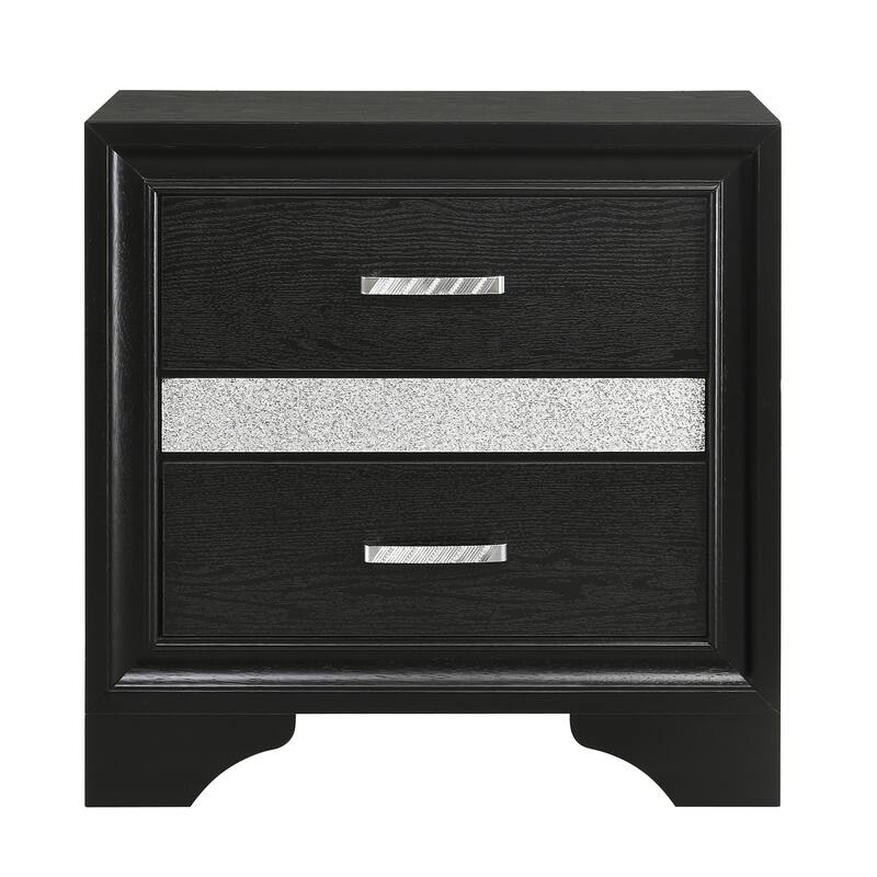 Corbin Black 6-piece Storage Bedroom Set