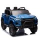 preview thumbnail 39 of 76, High-Power 24V Electric Ride On Pickup for Kids, Dual Seats, 4WD, USB, Bluetooth, Rear Storage, and Shock Absorbing Suspension Blue
