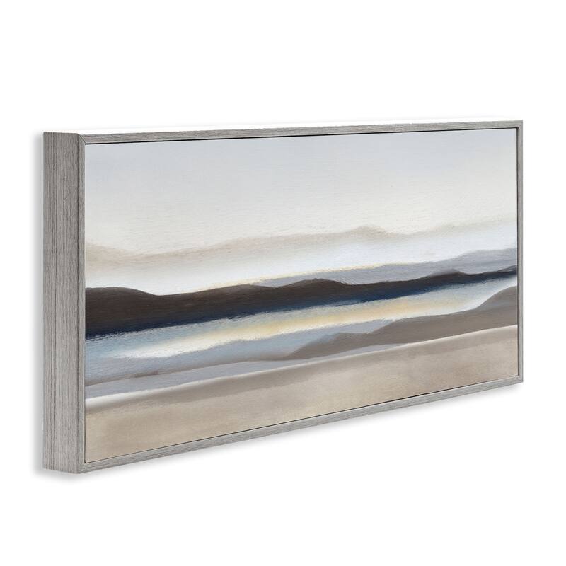 Stupell Fade Neutral Desert Scenery Framed Giclee Art Design By Charity Henderson