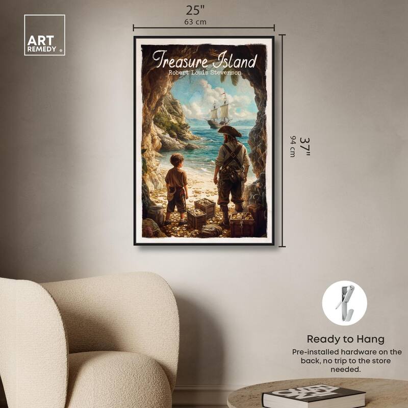 Treasure Island Classic Canvas by Art Remedy