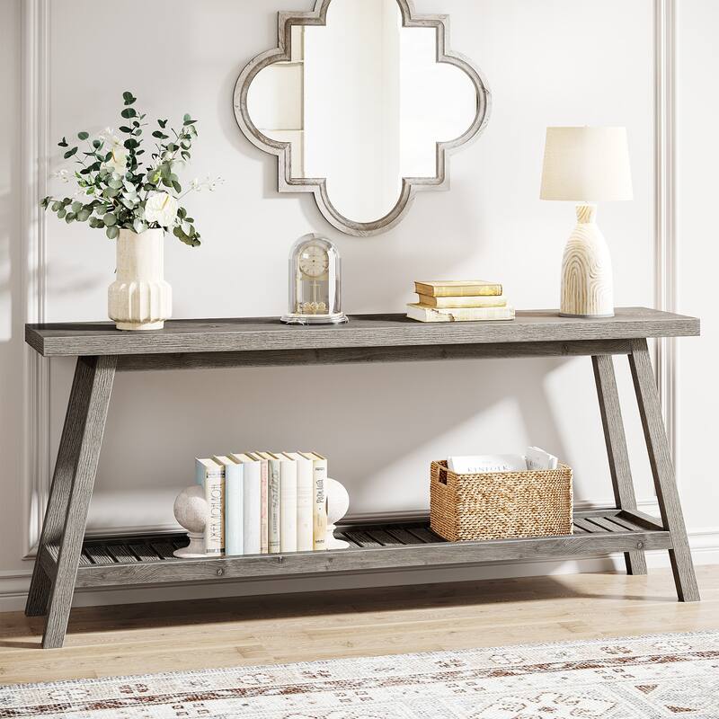 Extra Long Console Entryway Table, 70.9 Inches Console Table