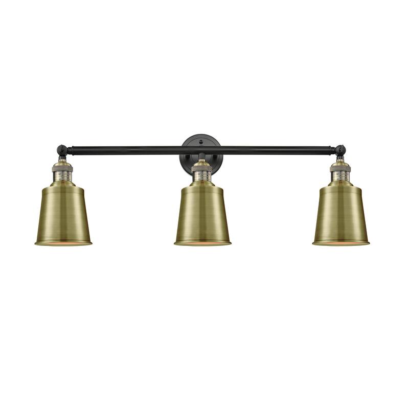 Innovations Lighting Addison - 3 Light 32" Bath Vanity Light - Antique Brass/Black Antique Brass