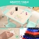 preview thumbnail 7 of 26, Kids Table and 4 Chair Set - Height Adjustable