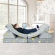 preview thumbnail 2 of 7, Costway 6PCS Convertible Kids Glow Sofa Play Couch Toddler Modular - See Details