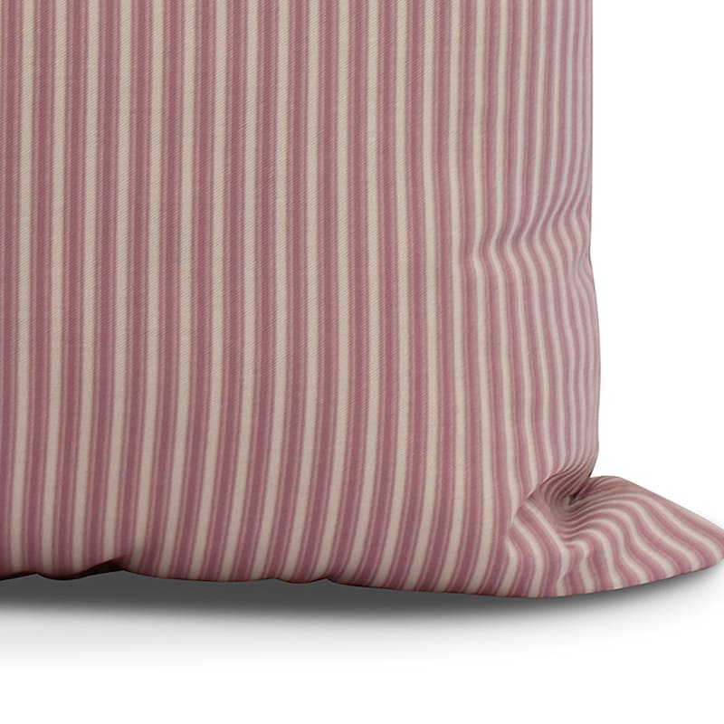 18 x 18 inch Ticking Stripe Outdoor Pillow