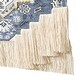 preview thumbnail 6 of 20, Boho Floral Woven Wall Hanging with Macrame Fringe