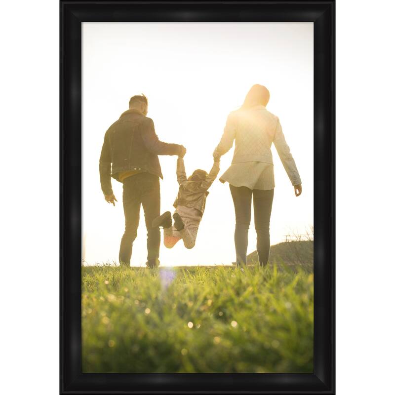 Grand Black Narrow Framed Picture Frame, Photo Frame - 24x36 - Grand Black Narrow