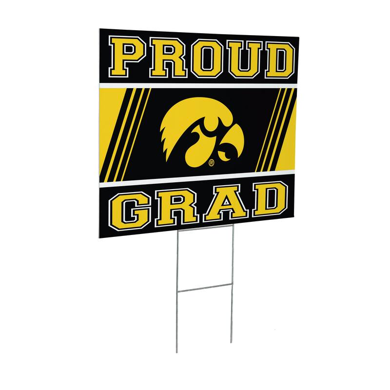 University of Iowa 24" x 18" Graduation Coroplast Outdoor Yard Sign