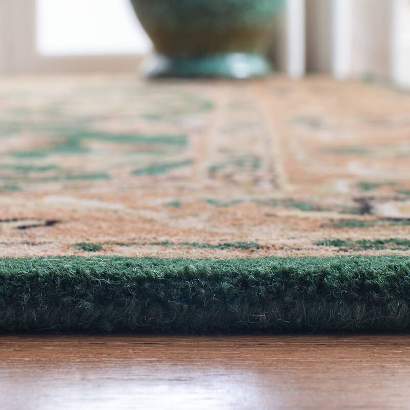 SAFAVIEH Handmade Heritage Sharee Traditional Oriental Wool Rug