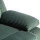 preview thumbnail 78 of 101, Overstuffed Cotton Corduroy Manual Pushback Recliner with Wide Armrest
