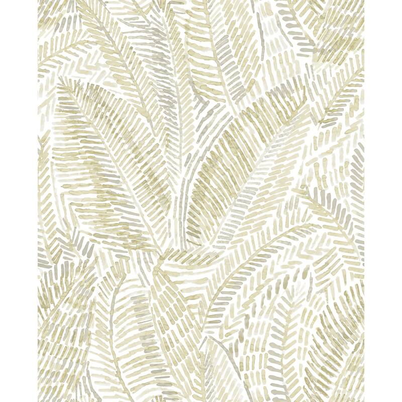 A-Street Prints Fildia Honey Botanical Wallpaper