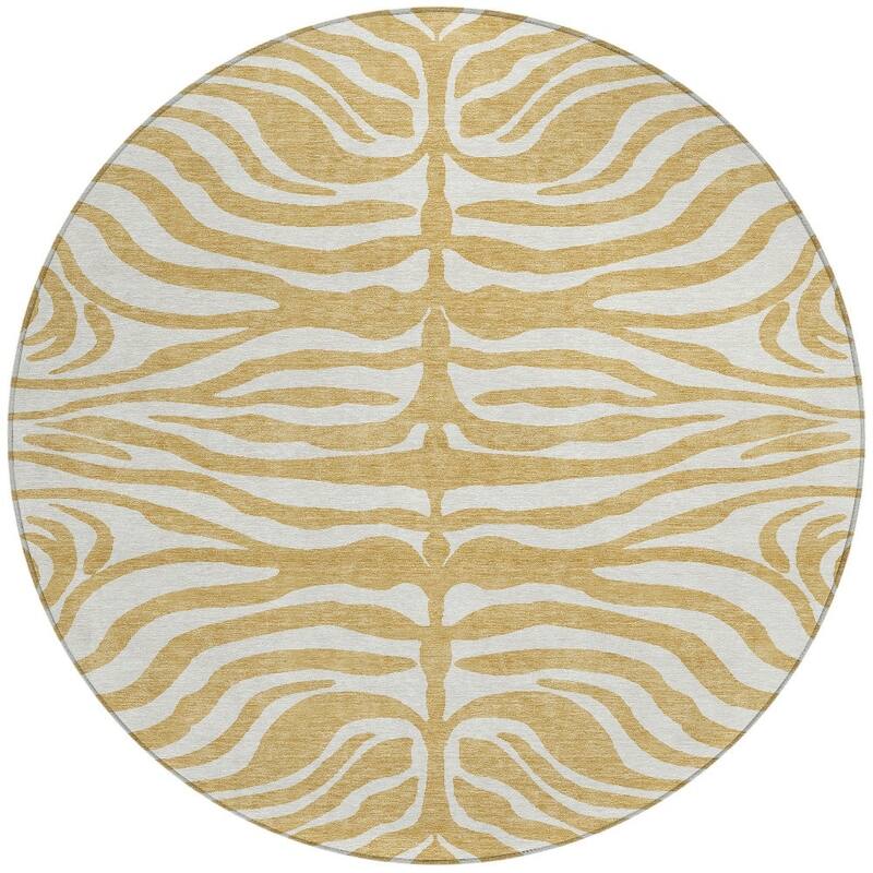 HomeRoots Animal Print Transitional Rectangle Outdoor Rug