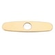 preview thumbnail 5 of 7, Faucet Hole Cover Plate Brass Widespread 8" PVD Everlasting Finish for Single Hole Faucet Renovators Supply