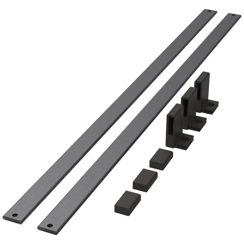 Kessebohmer 238438 CONERO 43-7/8" Aluminum Shoe Fence - Powder Black