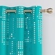 preview thumbnail 14 of 62, Room Darkening Silver Foil Pattern Grommet Curtains 2 Panels