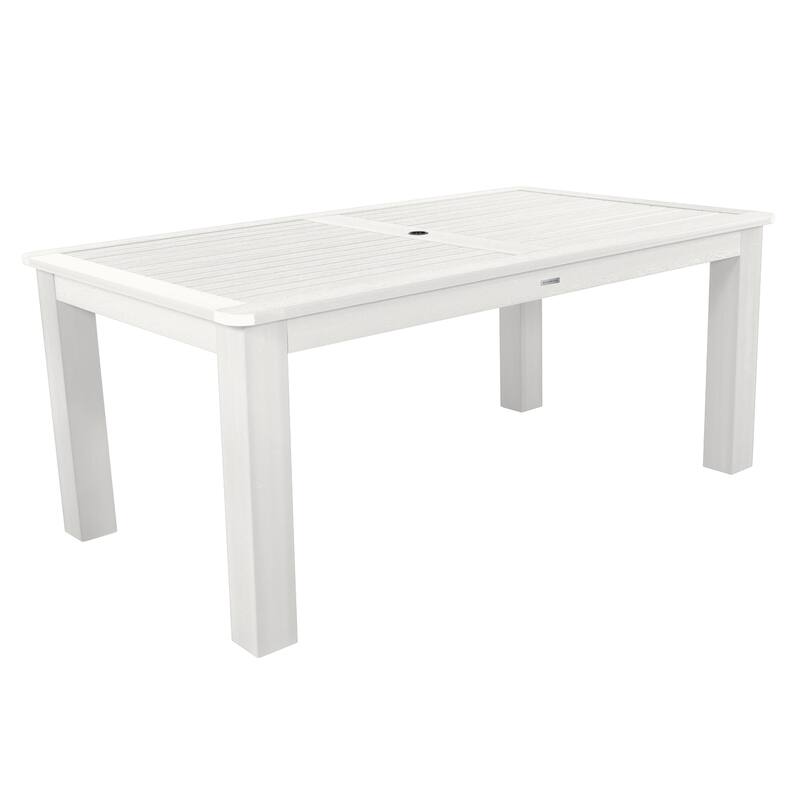 HIGHWOOD Rectangular Dining Height Outdoor Table 42"x72" - White