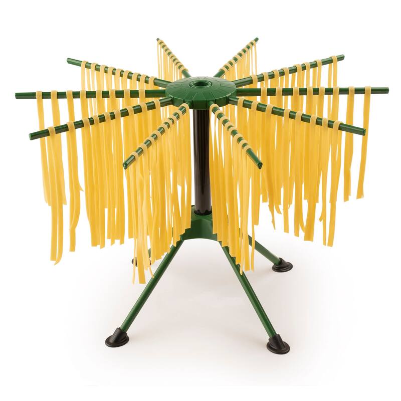 Fantes Pasta Making Machine with 2 Attachments and Collapsible Drying Rack, The Italian Market Original since 1906