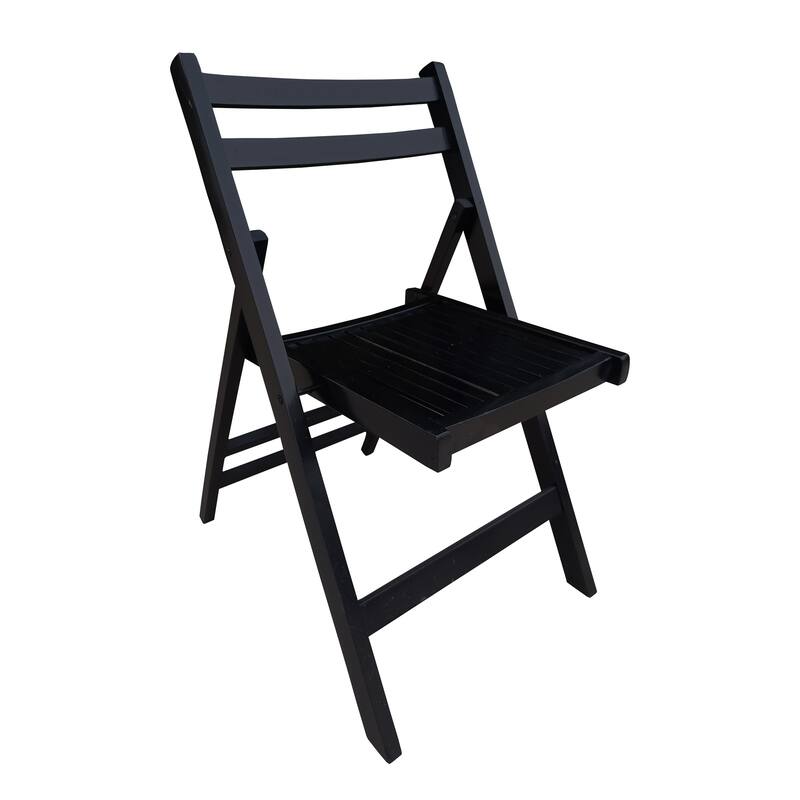 4 Piece Wooden Outdoor Foldable Chair Set, Waterproof, Anti-uv for Patios, Balconies & Gardens