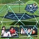 preview thumbnail 6 of 7, 12ft Geometric Dome Climber Play Center, Kids Climbing Dome Tower with Hammock, Rust & UV Resistant Steel Supporting 1000 LBS