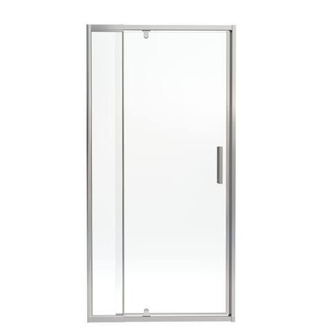 Toolkiss Semi-frameless Pivot Shower Door - 32 in. to 36 in.W x 72 in.H