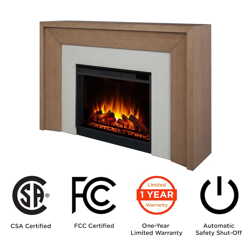 Brooks Grand Electric Fireplace by Real Flame